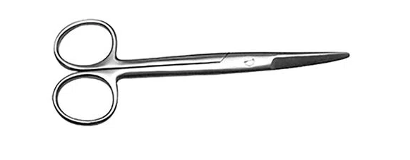 MAYO TIJERA CURVA 14CM 7-13